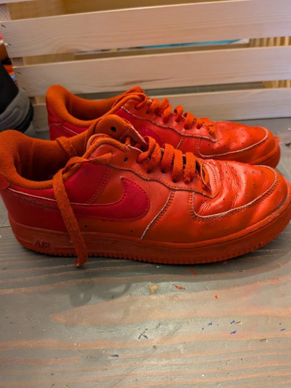 Red Air Force One Sneakers
